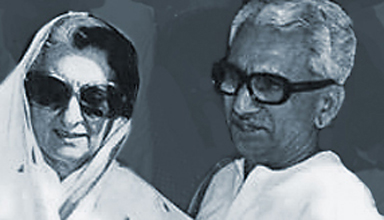 ഇന്ദിരാഗാന്ധി,കെ കരുണാകരന്‍ 